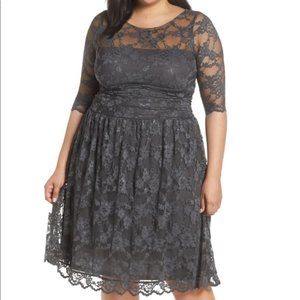 Kiyonna Kiyonna Womens Plus Size Luna Gray 1X